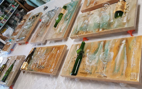 Mixed Media Glass Art
