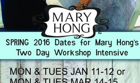 Mary’s 3 day Intensive Changed to a 2 day Intensive!